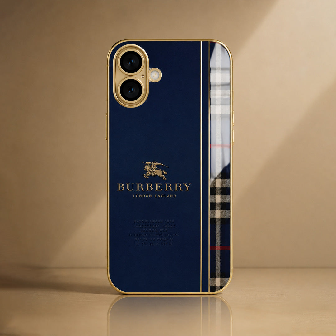 Heritage Check Gold Case