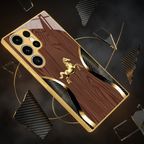 Galaxy - Royal Stallion Wood Glass Case