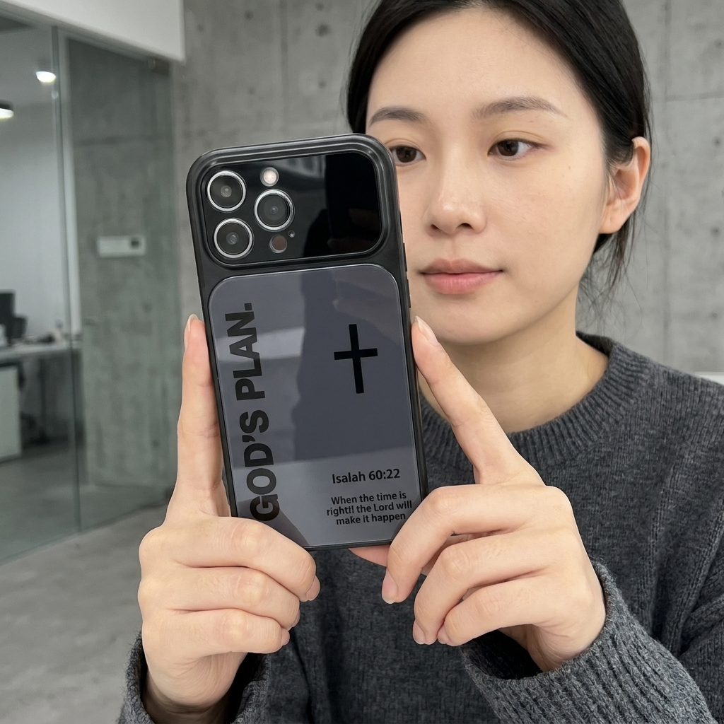 God’s Plan Inspirational Phone Case - Black