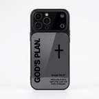God’s Plan Inspirational Phone Case - Black