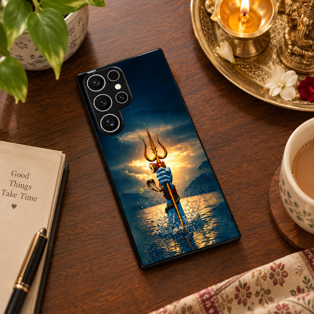 Galaxy Series - Mahadev Trishul Spiritual Art Case